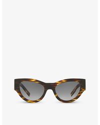 Saint Laurent - Slm94 Cat-eye Frame Acetate Sunglasses - Lyst