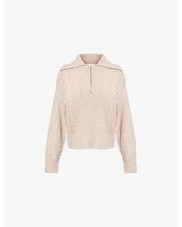 Varley - Camello Cable Half-Zip 2.0 Knit Jumper - Lyst