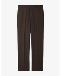 Sandro - Berkeley Slim-Fit Tapered Wool Trousers - Lyst
