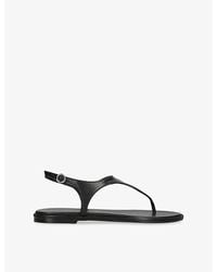 Aeyde - Raine Thong Leather Sandals - Lyst