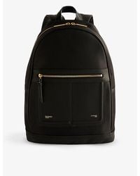 Ted Baker - Voella Logo-embossed Faux-leather Backpack - Lyst