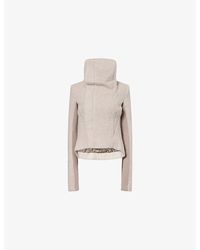 Rick Owens - Naska Buttoned Wool-Blend Jacket - Lyst