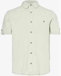 PAIGE - Braydon Short-sleeve Cotton-jersey Shirt - Lyst