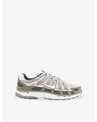 Nike - P-6000 Leather And Mesh Trainers - Lyst