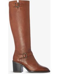 Dune flat knee high boots Clearance