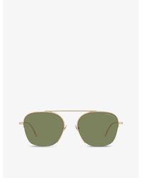 Giorgio Armani - Ar6124 Pilot-frame Metal Sunglasses - Lyst