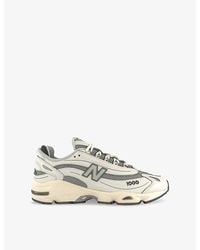 New Balance - 1000 Suede And Mesh Low-Top Trainers - Lyst
