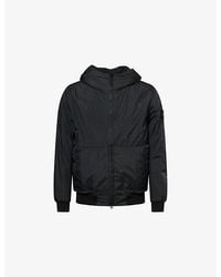 Stone Island - Compass-Logo Crinkle Reps Hooded Woven Jacket - Lyst