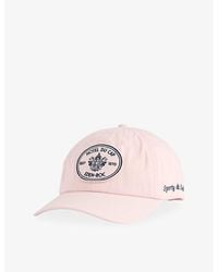 Sporty & Rich - Eden Crest Embroidered Cotton Baseball Cap - Lyst