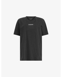 AllSaints - Fortuna Graphic-print Relaxed-fit Organic-cotton T-shirt - Lyst