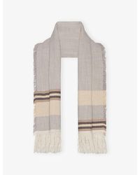 The Row - Guna Cotton-Linen Scarf - Lyst