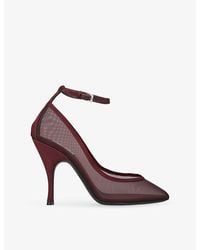 Alaïa - Nude 100 Mesh Pumps - Lyst
