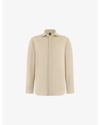 BOGGI - Regular-Fit Long-Sleeve Linen Shirt - Lyst
