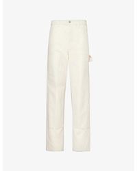 Obey - Big Timer Straight-leg Mid-rise Cotton Trousers - Lyst