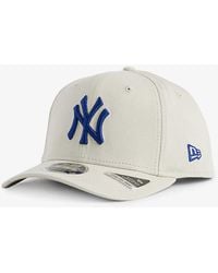 KTZ - 9fifty New York Yankees Brand-embroidered Stretch-cotton Cap - Lyst