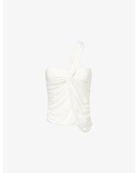 Jonathan Simkhai - Nathreen Draped Jersey Top - Lyst