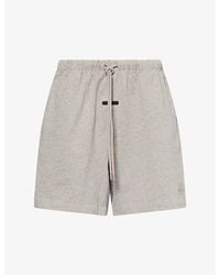 Fear Of God - Classic Logo-Print Cotton Shorts - Lyst