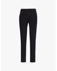 Citizens of Humanity - Sloane Skinny Brand-Patch Tapered-Leg Mid-Rise Stretch-Denim Blend Jeans - Lyst