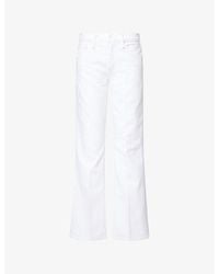 Mother - The Bookie Skimp Bootcut Denim Jeans - Lyst