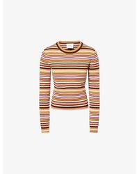 Reformation - Lian Striped Cashmere Top - Lyst