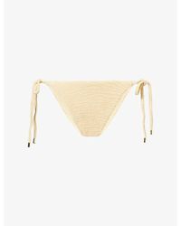 Cheap Monday - Palma Crinkled Bikini Bottoms - Lyst