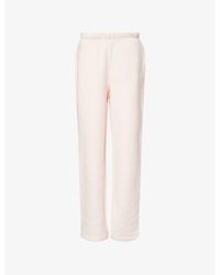 The Couture Club - Embossed-Branding Straight-Leg Cotton-Blend Jogging Bottoms - Lyst
