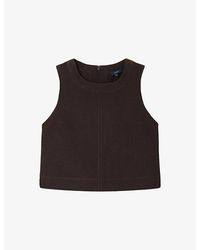 Soeur - Pampa Sleeveless Cotton-Canvas Top - Lyst