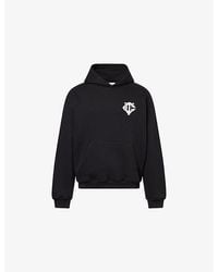 The Couture Club - Emblem Relaxed-Fit Cotton Hoody - Lyst