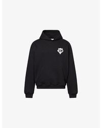 The Couture Club - Emblem Relaxed-Fit Cotton Hoody - Lyst