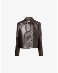 Arma - Emy Regular-Fit Leather Jacket - Lyst