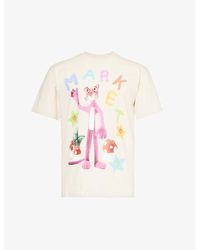Market - X Pink Panther Nostalgia Graphic-print Cotton-jersey T-shirt - Lyst