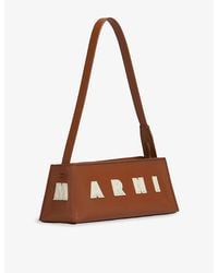 Marni - Museo Leather Baguette Shoulder Bag - Lyst