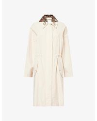 Burberry - Newbury Detachable-Hood Stretch-Twill Coat - Lyst