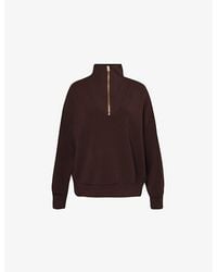 Varley - Hawley Half-Zip Stretch-Woven Sweatshirt - Lyst
