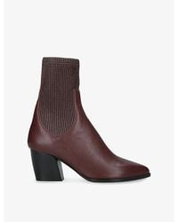 Pierre Hardy - Rodeo Grain Leather Heeled Ankle Boots - Lyst