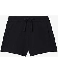 Reiss - Cody Relaxed-fit High-rise Cotton Shorts - Lyst