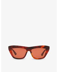 Bottega Veneta - 6j000392 Bv1121s Cat Eye-frame Acetate Sunglasses - Lyst