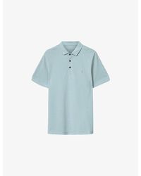 AllSaints - Reform Logo-Embroidered Cotton-Piqué Polo Shirt - Lyst