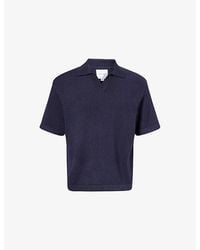 Raith - Miguel Boucle Cotton-Blend Polo Shirt - Lyst