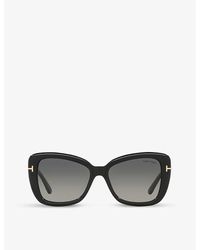 Tom Ford - Ft1008 Butterfly-frame Acetate Sunglasses - Lyst
