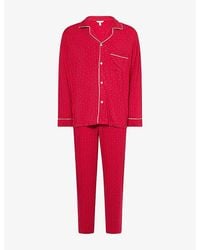 Eberjey - William Printed Stretch Jersey Pyjamas Set - Lyst
