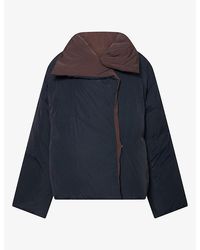 WE Are Tala - Reversible Wrap Puffer Nylon Jacket - Lyst