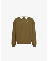 Malbon - Artigianale Embroidered-Logo Cotton-Jersey Sweater - Lyst