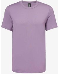 lululemon - Fundamental Rubberised-logo Stretch-woven T-shirt - Lyst