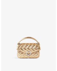 Sandro - Yza Nano Quilted-leather Cross-body Bag - Lyst