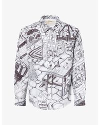 Heresy - Library Patterned Cotton Shirt - Lyst