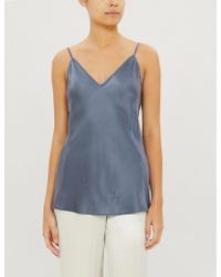 Max Mara Lucca Stretch-silk Camisole - Purple