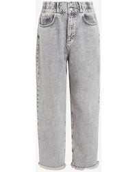 AllSaints - Hailey Elasticated-waist High-rise Jeans - Lyst