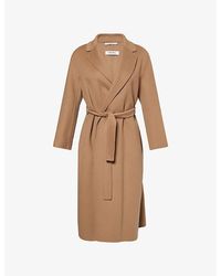 Max Mara - Esturia Belted Wool Coat - Lyst