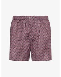 Derek Rose - Ledbury Classic-Fit Cotton Boxer Shorts - Lyst